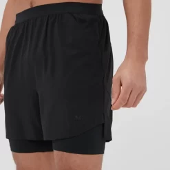 MP Composure 2-in-1 Short Met Binnenbeenlengte Van 13 Cm Voor Heren - Zwart -Myprotein 13764521 1095044408184190