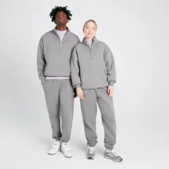 MP Rest Day Sweatshirt Met Kwartrits - Staalgrijs -Myprotein 13764940 1875037201205830