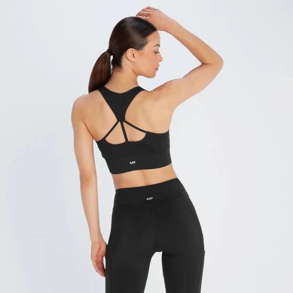 MP Tempo Ultra Naadloze Sportbeha - Zwart 4 MP Tempo Ultra Naadloze Sportbeha - Zwart - Afbeelding 2