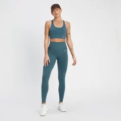 MP Tempo Ultra Naadloze Legging Voor Dames - Rookblauw -Myprotein 13808113 1305029961889483