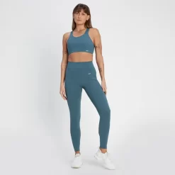 MP Tempo Ultra Legging Voor Dames - Rookblauw -Myprotein 13808153 7855029962391860