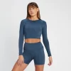 MP Tempo Omkeerbare Croptop Met Lange Mouwen Voor Dames - Donkergrijs 1 MP Tempo Omkeerbare Croptop Met Lange Mouwen Voor Dames - Donkergrijs -Myprotein 13808928 5965026082584821