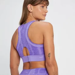 MP Tempo Sportbeha Met Hoge Ondersteuning - Paisleypaars -Myprotein 13809008 2625026084462389