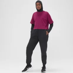 MP Adapt Cropped T-shirt Voor Dames - Donkerpaars -Myprotein 13809306 2865029449336240