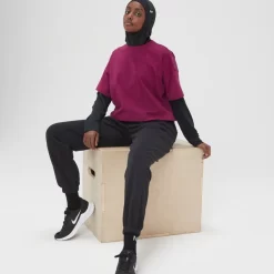 MP Adapt Cropped T-shirt Voor Dames - Donkerpaars -Myprotein 13809306 8795029449273993