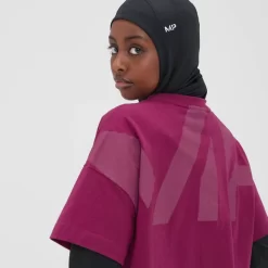 MP Adapt Cropped T-shirt Voor Dames - Donkerpaars -Myprotein 13809306 9125029449204165