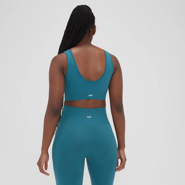 MP Composure Naadloze Sportbeha - Groenblauw 4 MP Composure Naadloze Sportbeha - Groenblauw - Afbeelding 2