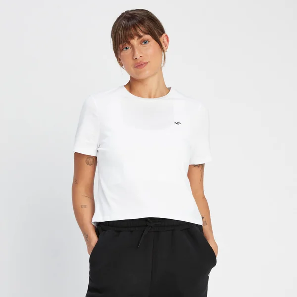 MP Rest Day Cropped T-shirt Voor Dames - Wit 3 MP Rest Day Cropped T-shirt Voor Dames - Wit