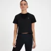 MP Women's Rest Day Crop T-Shirt - Black -Myprotein 13809677 5514980933575118