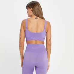 MP Tempo Ton-sur-ton Naadloze Sportbeha - Elektrisch Lila -Myprotein 13827763 2375009222269962