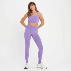 MP Tempo Ton-sur-ton Naadloze Legging Voor Dames - Donkerpaars -Myprotein 13827825 1245009220418806