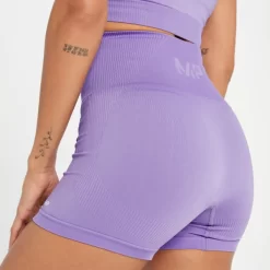 MP Tempo Ton-sur-ton Naadloze Bootyshort - Elektrisch Lila 8 MP Tempo Ton-sur-ton Naadloze Bootyshort - Elektrisch Lila -Myprotein 13827887 5445009218781790