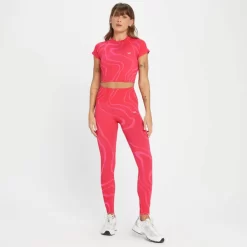 MP Tempo Wave Naadloze Croptop Voor Dames - Rougerood 9 MP Tempo Wave Naadloze Croptop Voor Dames - Rougerood -Myprotein 13827945 9395009217040002