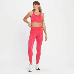 MP Tempo Naadloze Legging Voor Dames - Rougerood -Myprotein 13828036 3205009214717666
