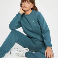MP Rest Day Sweatshirt Voor Dames - Rookblauw -Myprotein 13838097 9925009214409743