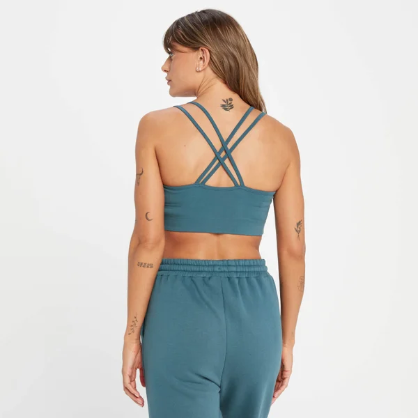 MP Rest Day Beha Van Jerseystof - Rookblauw 4 MP Rest Day Beha Van Jerseystof - Rookblauw - Afbeelding 2