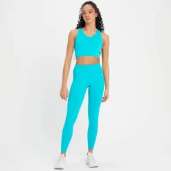 MP Women's Power Langelijn Sport Beha - Laguneblauw -Myprotein 13838249 2075008106182959