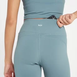 MP Power Wielershort Voor Dames - Kiezelblauw -Myprotein 13838257 8515008106076045