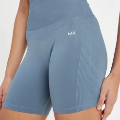 MP Shape Seamless Wielershort Voor Dames - Kiezelblauw -Myprotein 13838353 6055008104395055