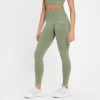 MP Shape Naadloze Legging Voor Dames - Verwassen Jadegroen -Myprotein 13838433 1315008101821385