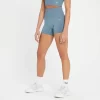 MP Shape Naadloze Bootyshort Voor Dames - Kiezelblauw -Myprotein 13838457 1795008100960892