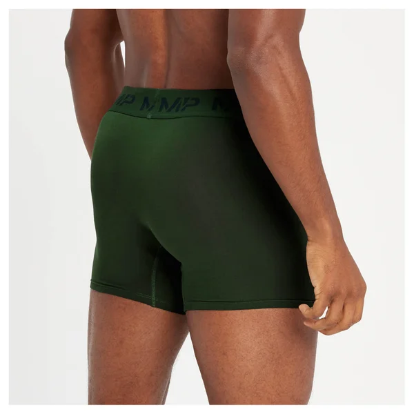 MP Boxershorts Voor Heren (3-delig) Carbongrijs/Rookblauw/Donkergroen 4 MP Boxershorts Voor Heren (3-delig) Carbongrijs/Rookblauw/Donkergroen - Afbeelding 3