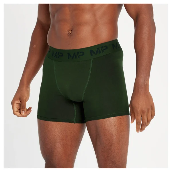 MP Boxershorts Voor Heren (3-delig) Carbongrijs/Rookblauw/Donkergroen 3 MP Boxershorts Voor Heren (3-delig) Carbongrijs/Rookblauw/Donkergroen - Afbeelding 2