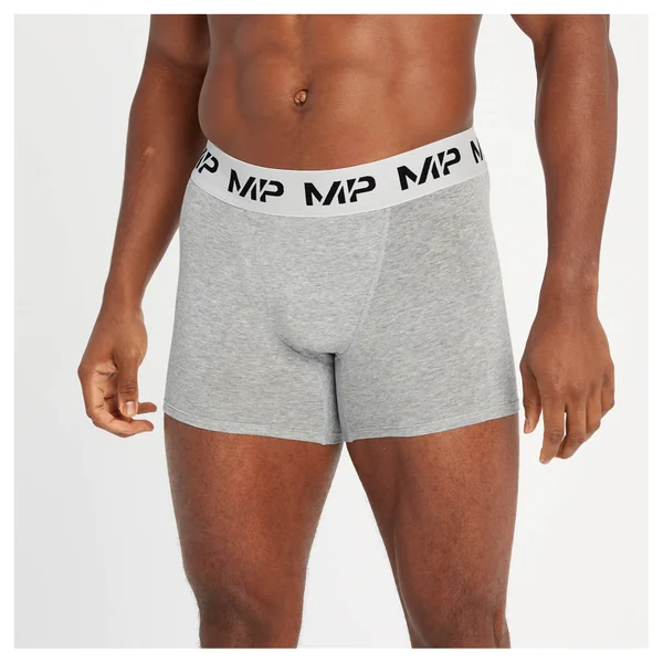 MP Boxershorts Voor Heren (3-delig) Gemêleerd Grijs / Wit 4 MP Boxershorts Voor Heren (3-delig) Gemêleerd Grijs / Wit - Afbeelding 2
