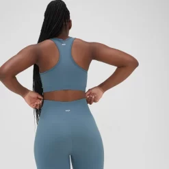 MP Verwassen En Naadloze Beha - Kiezelblauw -Myprotein 13965961 1095029449488754