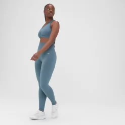 MP Verwassen En Naadloze Beha - Kiezelblauw -Myprotein 13965961 1945029449574581