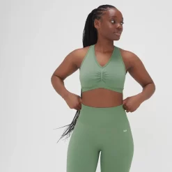 MP Verwassen En Naadloze Beha - Verwassen Jadegroen