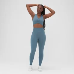 MP Verwassen En Naadloze Legging Voor Dames - Kiezelblauw -Myprotein 13965985 1775029450043499