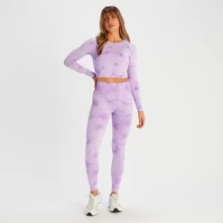 MP Shape Naadloze Croptop Met Lange Mouwen Voor Dames - Paarse Tie-dye 9 MP Shape Naadloze Croptop Met Lange Mouwen Voor Dames - Paarse Tie-dye -Myprotein 14008968 1255056652245878
