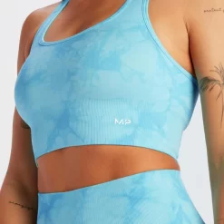 MP Shape Naadloze Sportbeha - Blauwe Tie-dye -Myprotein 14009008 1185056652331573