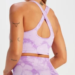MP Shape Naadloze Sportbeha - Paarse Tie-dye -Myprotein 14009016 1615056652529792