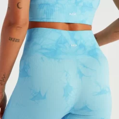 MP Shape Naadloze Fietsshort Voor Dames - Blauwe Tie-dye 10 MP Shape Naadloze Fietsshort Voor Dames - Blauwe Tie-dye -Myprotein 14009032 1675056651824156