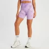 MP Shape Naadloze Fietsshort Voor Dames - Paarse Tie-dye -Myprotein 14009040 4335056651940025