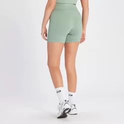 MP Tempo Naadloze Short Van Ribstof Voor Dames - Salie-grijs -Myprotein 14021557 9275068020365217