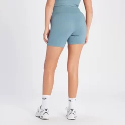 MP Tempo Naadloze Short Van Ribstof Voor Dames - Grafeenblauw -Myprotein 14021565 1365068020593466