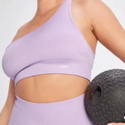 MP Tempo Naadloze Asymetrische Beha Van Ribstof - Fel-lila -Myprotein 14021597 1805068021267572
