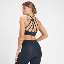 MP Women's Adapt Strappy Sports Bra - Darkest Navy -Myprotein 14021759 1565071718460486