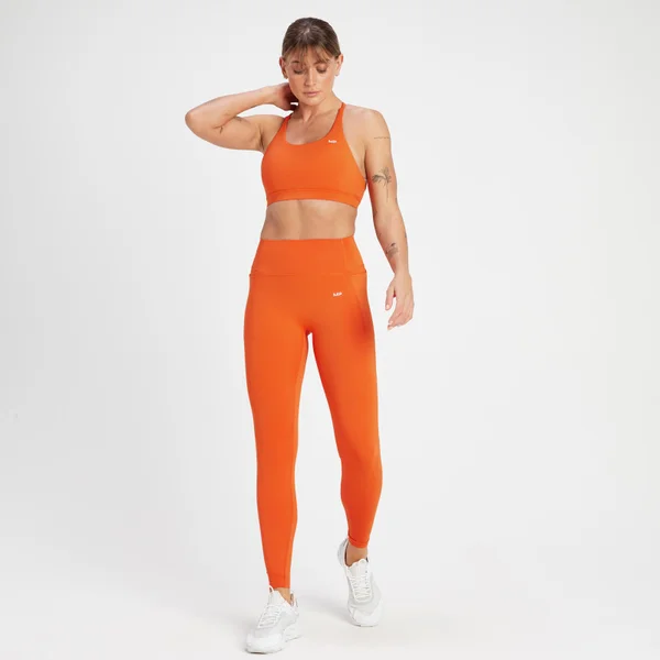 MP Women's Adapt Strappy Sports Bra - Tangerine 5 MP Women's Adapt Strappy Sports Bra - Tangerine - Afbeelding 3