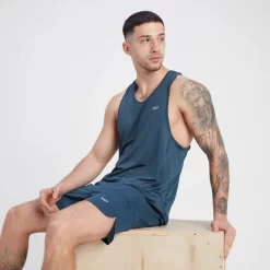 MP Men's Velocity Stringer Vest - Blue Moon -Myprotein 14184962 8835072911817034