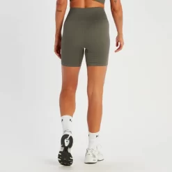 MP Tempo Naadloze Short Van Ribstof Voor Dames - Taupe-groen -Myprotein 14220364 1885056652304132