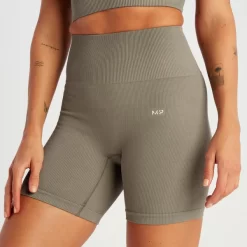 MP Tempo Naadloze Short Van Ribstof Voor Dames - Diep Taupe 9 MP Tempo Naadloze Short Van Ribstof Voor Dames - Diep Taupe -Myprotein 14220372 5415056652597361