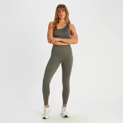 MP Tempo Naadloze Legging Van Ribstof Voor Dames - Taupe-groen -Myprotein 14220412 1705056652416470