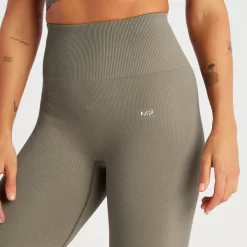 MP Tempo Naadloze Legging Van Ribstof Voor Dames - Diep Taupe -Myprotein 14220420 1635056651572105