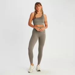 MP Tempo Naadloze Legging Van Ribstof Voor Dames - Diep Taupe -Myprotein 14220420 1765056651526532