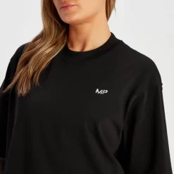 MP Tempo Oversized T-shirt Voor Dames - Zwart -Myprotein 14220428 8285056651782399