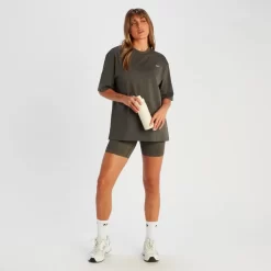 MP Tempo Oversized T-shirt Voor Dames - Taupe-groen -Myprotein 14220436 1175056651937121